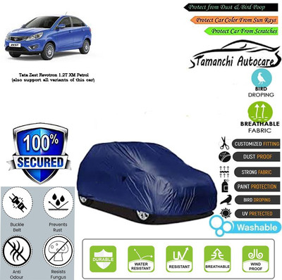 Tamanchi Autocare Car Cover For Tata Zest Revotron 1.2T XM Petrol(Blue)