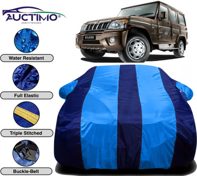 AUCTIMO Car Cover For Mahindra Bolero (With Mirror Pockets)(Multicolor)