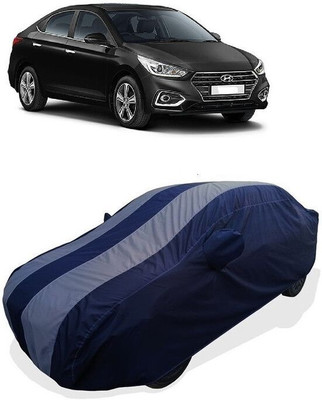 QLAX Car Cover For Maruti Verna CRDi 1.6 SX (With Mirror Pockets)(Grey)