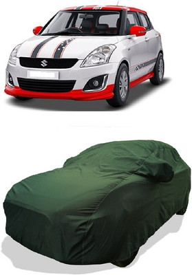 Coxtor Car Cover For Maruti Suzuki Swift VXI Glory Limited Edition (With Mirror Pockets)(Green)