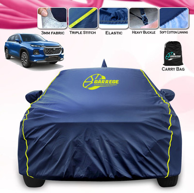 GARREGE Car Cover For Maruti Grand Vitara (With Mirror Pockets)(Blue, For 2019, 2020, 2021, 2022, 2023, 2024 Models)