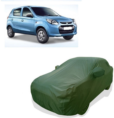 Tricway Car Cover For Maruti Suzuki Alto K10 VXI AGS (With Mirror Pockets)(Green)