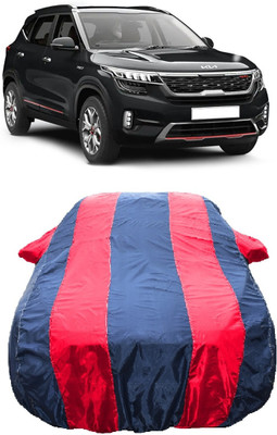 Wegather Car Cover For Kia Seltos GTX Plus AT D Diesel (With Mirror Pockets)(Red)