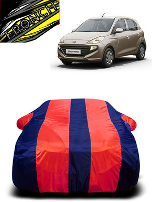 FRONCH Car Cover For Hyundai Santro Xing (With Mirror Pockets)(Red, Blue)