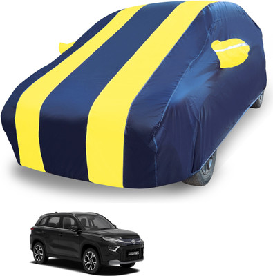MOCKHE Car Cover For Toyota Universal For SUV (With Mirror Pockets)(Yellow)