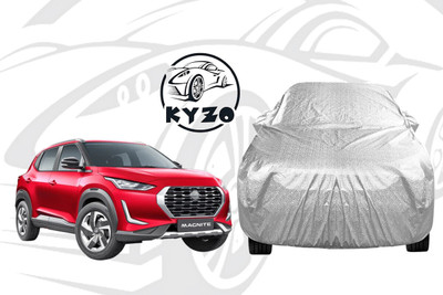 KYZO Car Cover For Nissan Magnite (With Mirror Pockets)(Silver)