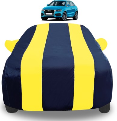 Auto Hub Car Cover For Audi Q3 (With Mirror Pockets)(Yellow)