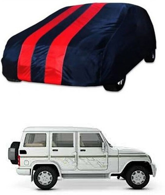 Royalrich Car Cover For Mahindra Bolero (Without Mirror Pockets)(Red, Blue)