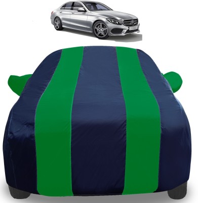 Auto Hub Car Cover For Mercedes Benz C-Class (With Mirror Pockets)(Green)