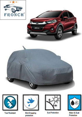 FRONCH Car Cover For Honda WR-V (With Mirror Pockets)(Grey)