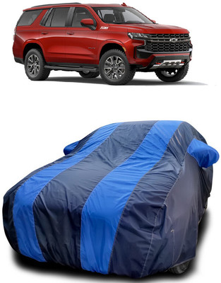 DIGGU Car Cover For Chevrolet Tahoe Z71 4WD (With Mirror Pockets)(Blue, Blue)