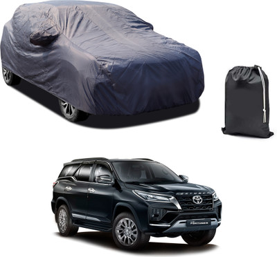 PAGORA Car Cover For Toyota Fortuner (With Mirror Pockets)(Grey)
