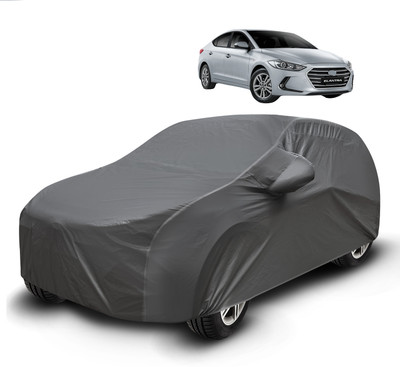 MOCKHE Car Cover For Hyundai Elantra (With Mirror Pockets)(Grey)