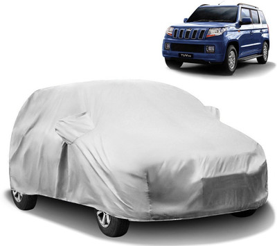 HMS Car Cover For Mahindra TUV300 (With Mirror Pockets)(Silver)