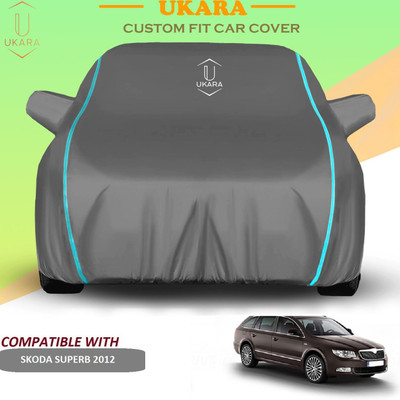 Ukara Car Cover For Skoda Superb (With Mirror Pockets)(Grey)