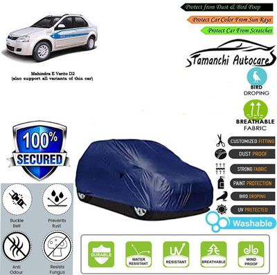 Tamanchi Autocare Car Cover For Mahindra E Verito D2(Blue)