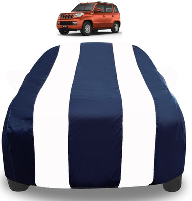 Auto Hub Car Cover For Mahindra TUV300 (With Mirror Pockets)(White)