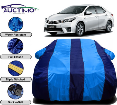 AUCTIMO Car Cover For Toyota Corolla Altis (With Mirror Pockets)(Multicolor)