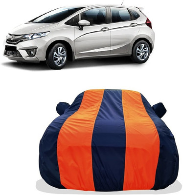 Tricway Car Cover For Honda Jazz 1.5 VX i DTEC (With Mirror Pockets)(Orange)