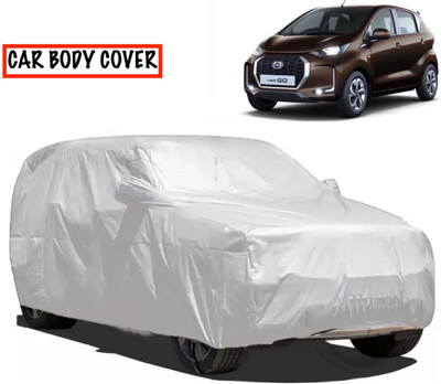 AUCTIMO Car Cover For Datsun redi-GO (With Mirror Pockets)(Silver)