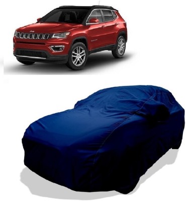 Coxtor Car Cover For Jeep Compass 1.4 Longitude Option Petrol (With Mirror Pockets)(Green)