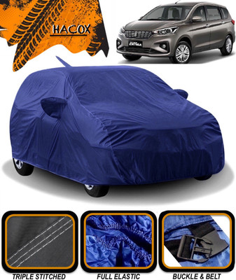 HACOX Car Cover For Maruti Suzuki Ertiga (With Mirror Pockets)(Blue)