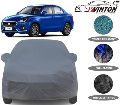 V VINTON Car Cover For Maruti Suzuki Swift Dzire (With Mirror Pockets)(Grey)