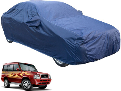 Auto Hub Car Cover For Tata Sumo Gold (With Mirror Pockets)(Blue)