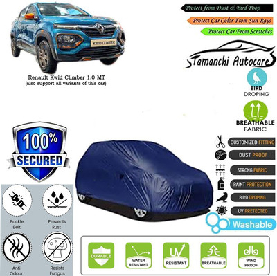 Tamanchi Autocare Car Cover For Renault Kwid Climber 1.0 MT(Blue)