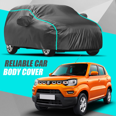 R Rayvin Star Car Cover For Maruti Suzuki S-Presso (With Mirror Pockets)(Multicolor)
