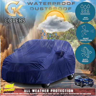 Tamanchi Autocare Car Cover For Tata Hexa (With Mirror Pockets)(Blue)