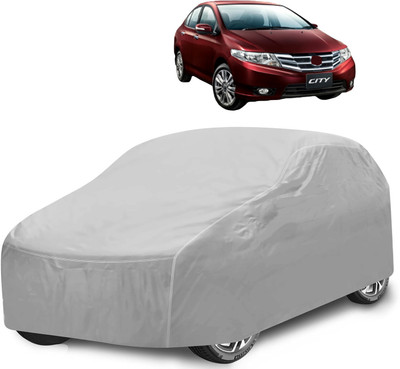 Caronix Car Cover For Honda City (With Mirror Pockets)(Silver)