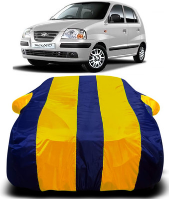 AXLOZ Car Cover For Hyundai Santro Xing (With Mirror Pockets)(Multicolor)