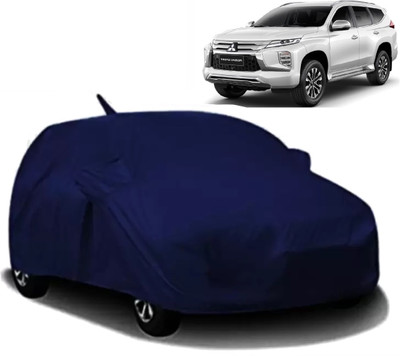 AXLOZ Car Cover For Mitsubishi Pajero Sport (With Mirror Pockets)(Blue)
