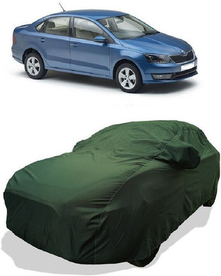 QLAX Car Cover For Maruti Rapid 1.6 MPI Active (With Mirror Pockets)(Green)