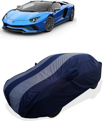 Coxtor Car Cover For Lamborghini Aventador S Roadster Petrol (With Mirror Pockets)(Grey)