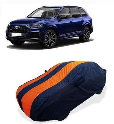 Coxtor Car Cover For Tata Q502 (With Mirror Pockets)(Orange)