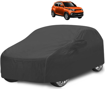 Caronix Car Cover For Mahindra KUV100 (With Mirror Pockets)(Grey)