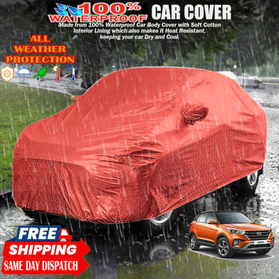 Tamanchi Autocare Car Cover For Hyundai Creta(Red)