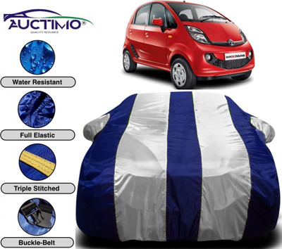AUCTIMO Car Cover For Tata Nano (With Mirror Pockets)(Multicolor)