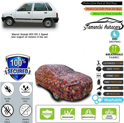 Tamanchi Autocare Car Cover For Maruti Suzuki 800 EX 5 Speed(Multicolor)
