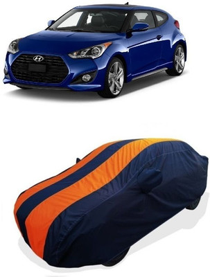 QLAX Car Cover For Maruti Veloster Coupe (With Mirror Pockets)(Orange)