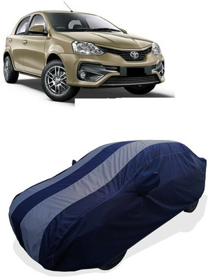 Coxtor Car Cover For Toyota Etios Liva 1.4 VD Dual Tone Diesel (With Mirror Pockets)(Grey)
