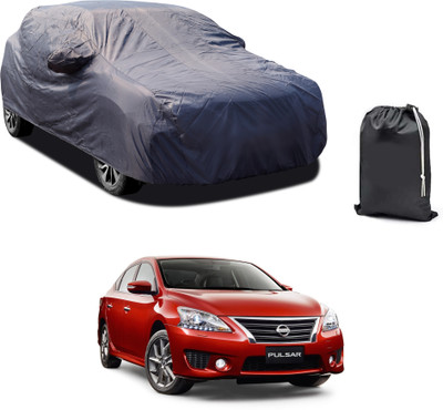 PAGORA Car Cover For Nissan Pulsar (With Mirror Pockets)(Grey)