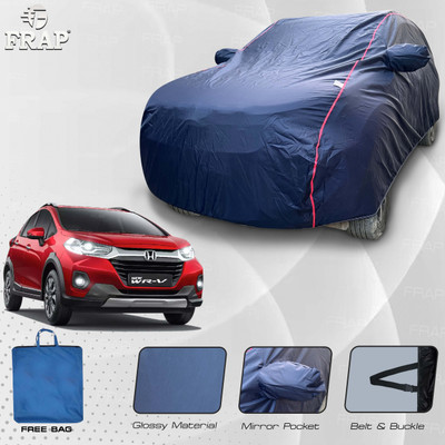 Frap Car Cover For Honda WR-V, WRV, WRV i-DTEC S, WRV i-VTEC VX (With Mirror Pockets)(Blue, Red)