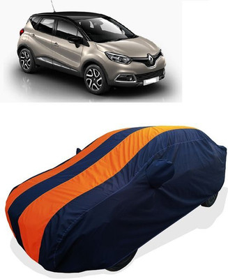 QLAX Car Cover For Maruti Captur 1.5 Petrol RXT Mono (With Mirror Pockets)(Orange)