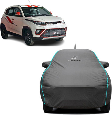 NG Auto Front Car Cover For Mahindra KUV100 NXT(Grey, Blue)