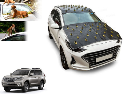 AUTO PEARL Car Cover For Toyota Land Cruiser Prado (Without Mirror Pockets)(Black)