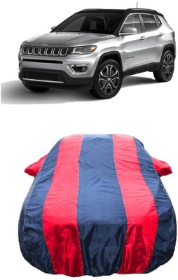 Wegather Car Cover For Jeep Compass 2.0 Limited Plus 4X4 Diesel (With Mirror Pockets)(Red)