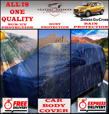Tamanchi Autocare Car Cover For Datsun Go-Cross(Blue)